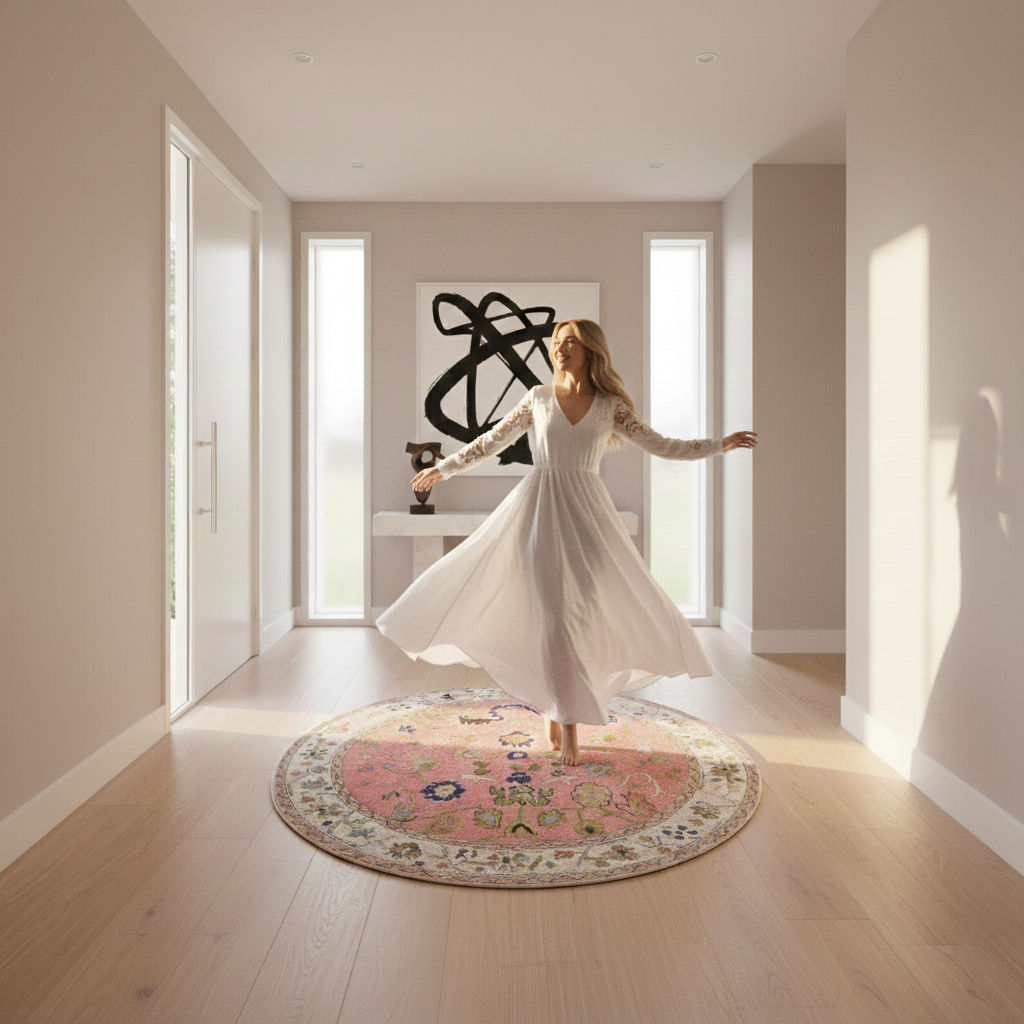 SAVENILA - Hand Knotted Oushak Carpet